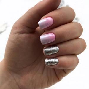 100 Beautiful Pink Glitter Nail Art Ideas