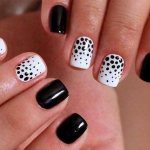 And here is another spot manicure that can be done with dots.