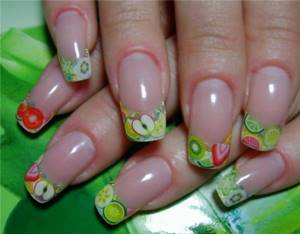 aquarium jacket with fimo for nails