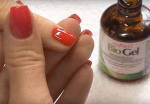 Biogel for healthy nails