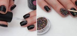 Broths for short nails step by step