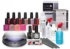 What you need for a shellac manicure
