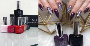 CND Shellac Luxe System nail art