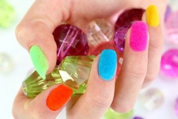 Velvet manicure color palette