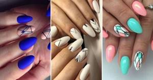 Almond shaped nail design ideas