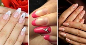 French oval nail design