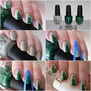 Nail design with ribbon for short and long nails. Photos, ideas with rhinestones, tape. Master class: how to do a manicure with gel polish 