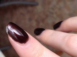 If a manicure done with gel polish cracks earlier than two weeks, then it was done poorly