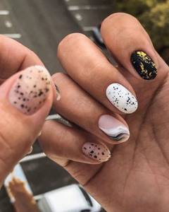photo manicure new items for short nails autumn