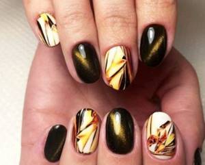 Gel polish Cat&#39;s eye on nails. Photos, what it is, how to apply, 5D, trends, designs 