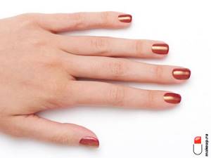 ready-made manicure with rubbing