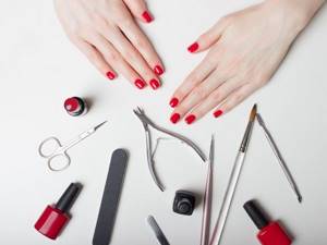 Tools and apparatus for professional manicure and pedicure: machines, cutters, tongs, files