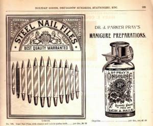 History of manicure in 19th century France