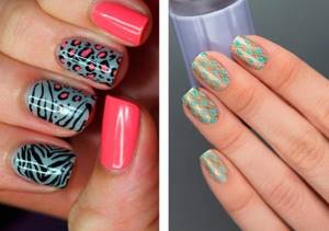 How to do stamping on nails correctly with gel polish step by step with photos