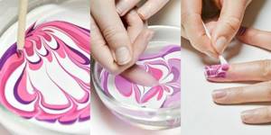 how to create a marble effect on your nails
