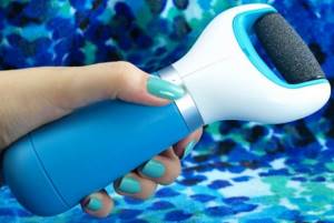 How to properly use a Scholl electric foot and heel file