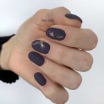 Classic manicure with matte finish