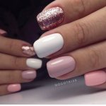 Beautiful pink manicure 2021. Photos of trendy designs for short and long nails