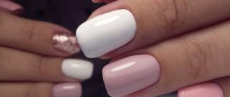 Beautiful pink manicure 2021. Photos of trendy designs for short and long nails