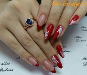 Red nails design 2022 photo new items