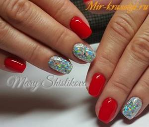Red nails design 2022 photo new items