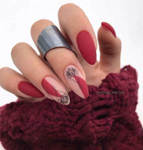 Red manicure 2020-2021 photo_67