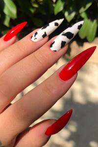 Red manicure new fashion 2021-2022: new ideas and high-level techniques (200 photos)