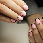 Lunar manicure 2017 fashion trends photo