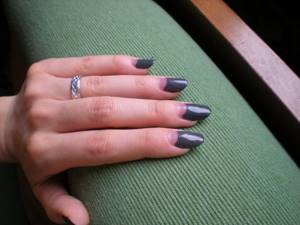moon manicure reverse french