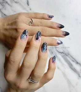 Abstract manicure 2022: TOP 200 best design ideas (new items)