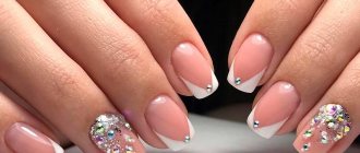 Manicure does not require correction for a long time