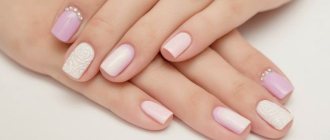 Manicure for short nails – delicate colors and designs for all occasions