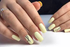 Manicure for square nails 2022 - photos and ideas