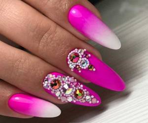 Manicure with gradient 2022: TOP-250 best design ideas (new items)