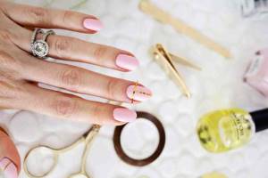 manicure with stripes how to do