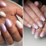 manicure with pearl rub