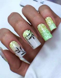 Manicure with gold 2021-2022 - fashionable designer new items