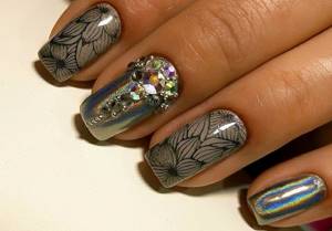Stamping manicure