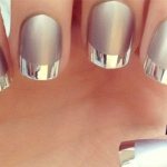 Metal manicure. Photos, designs, how to make from foil, powder, gel polish, rubbing, stickers 