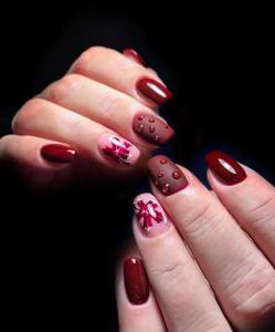 Fashionable autumn manicure 2022 - beautiful nail design photo No. 87