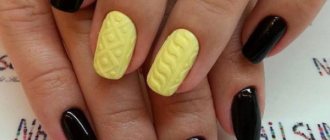 Fashionable yellow manicure 2018: new items, photos