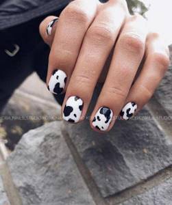 Youth design cow print