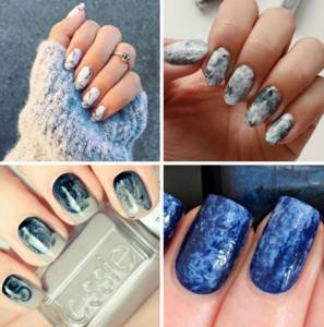 Marble manicure 2022: TOP-200 best design ideas (new items)