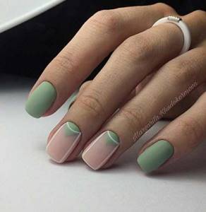 Mint for short nails