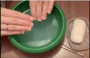 Мыло для отбеливания ногтей