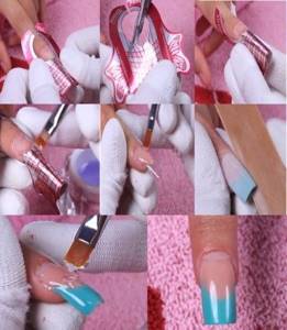 Gel nail extensions on forms. Step-by-step instructions, design ideas. Photo, video lessons for beginners 