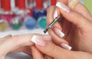 Nail extension with tips (1)