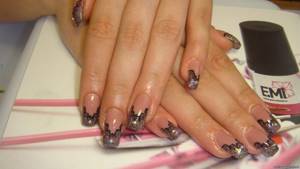 Nail extension with tips (5)