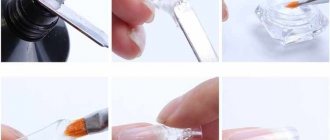 Nail extension on top acrygel forms step by step photo and video