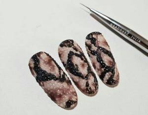 Новинка дизайна ногтей - леопард